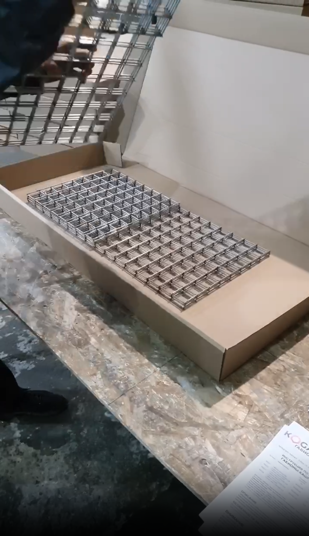 Упаковка сварных МАФ