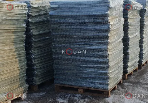 Габионы насыпные ГНТ в сложенном состоянии