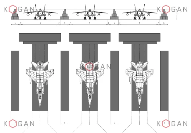Защита авиатехники с помощью насыпных габионов