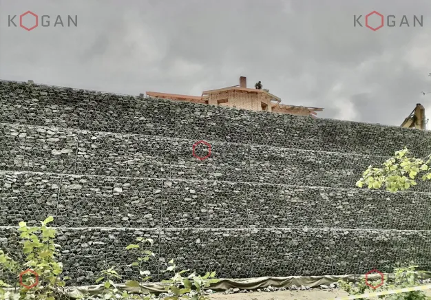 Плетеные габионы