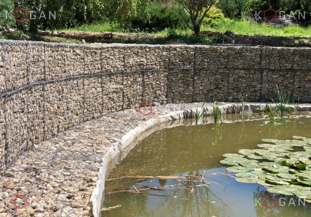 Габионы из сетки двойного кручения