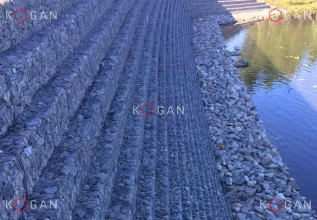 Габионы из сетки двойного кручения