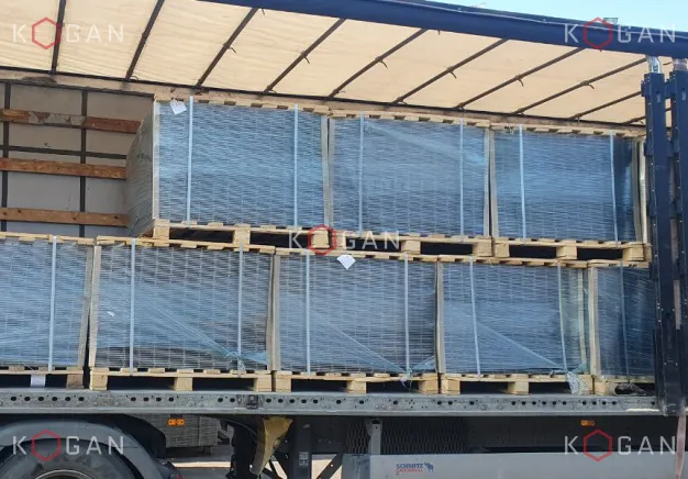 Погрузка сварная сетка для габионов